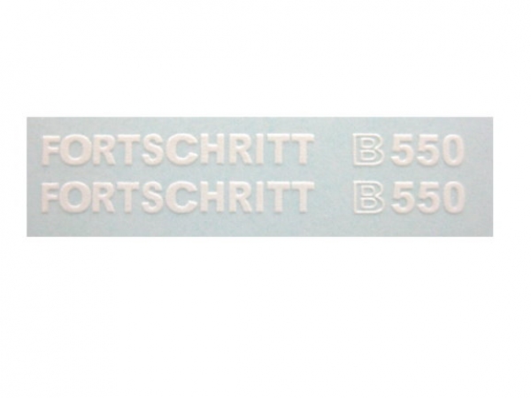 Fortschritt B550 Typenbeschriftung / Weiß